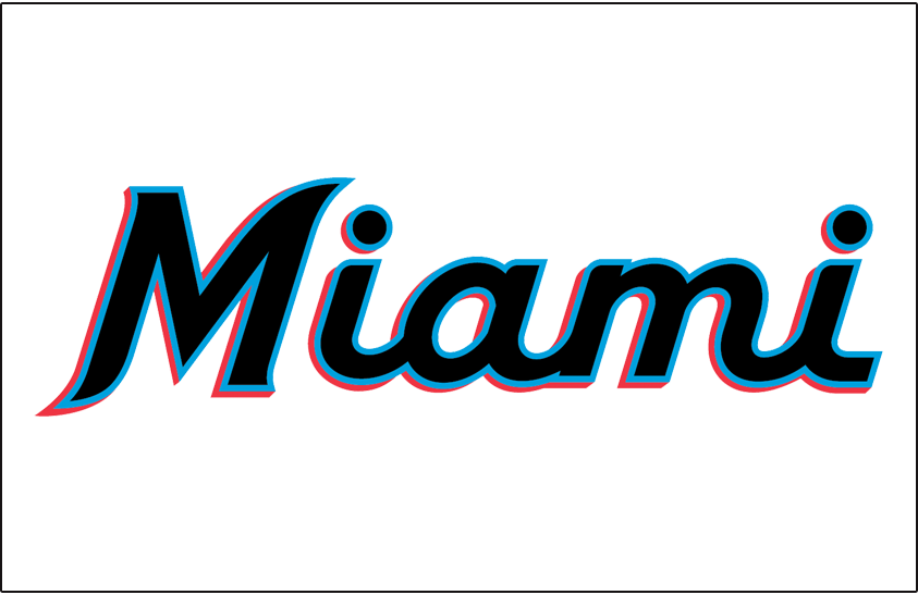 Miami Marlins 2019-Pres Jersey Logo t shirts iron on transfers v2